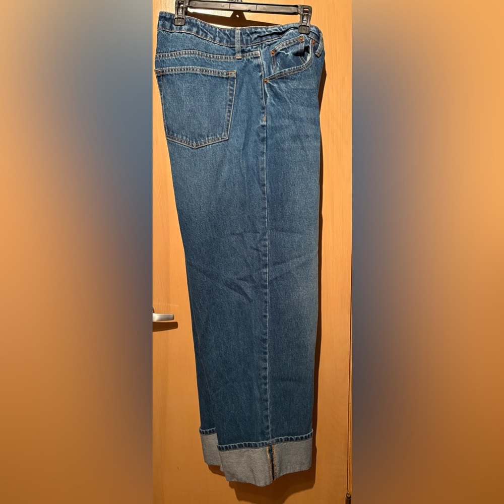 Women's Universal Thread Jeans Size 17R Blue Denim 90s Baggy Mid-Rise EUC